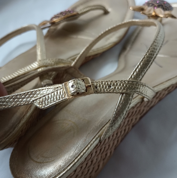 Lilly Pulitzer Palm Beach Golf Sandals. Size 8M - Picture 5 of 14